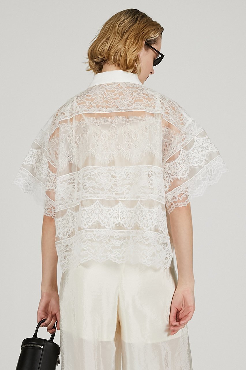【プランク プロジェクト/PRANK PROJECT】のレースラグビーシャツ / Lace Rugby Shirt 人気、トレンドファッション・服の通販 founy(ファニー) 　ファッション　Fashion　レディースファッション　WOMEN　トップス・カットソー　Tops/Tshirt　シャツ/ブラウス　Shirts/Blouses　スリーブ　Sleeve　ロング　Long　NEW・新作・新着・新入荷　New Arrivals　other-5|ID: prp329100004542697 ipo3291000000032099921