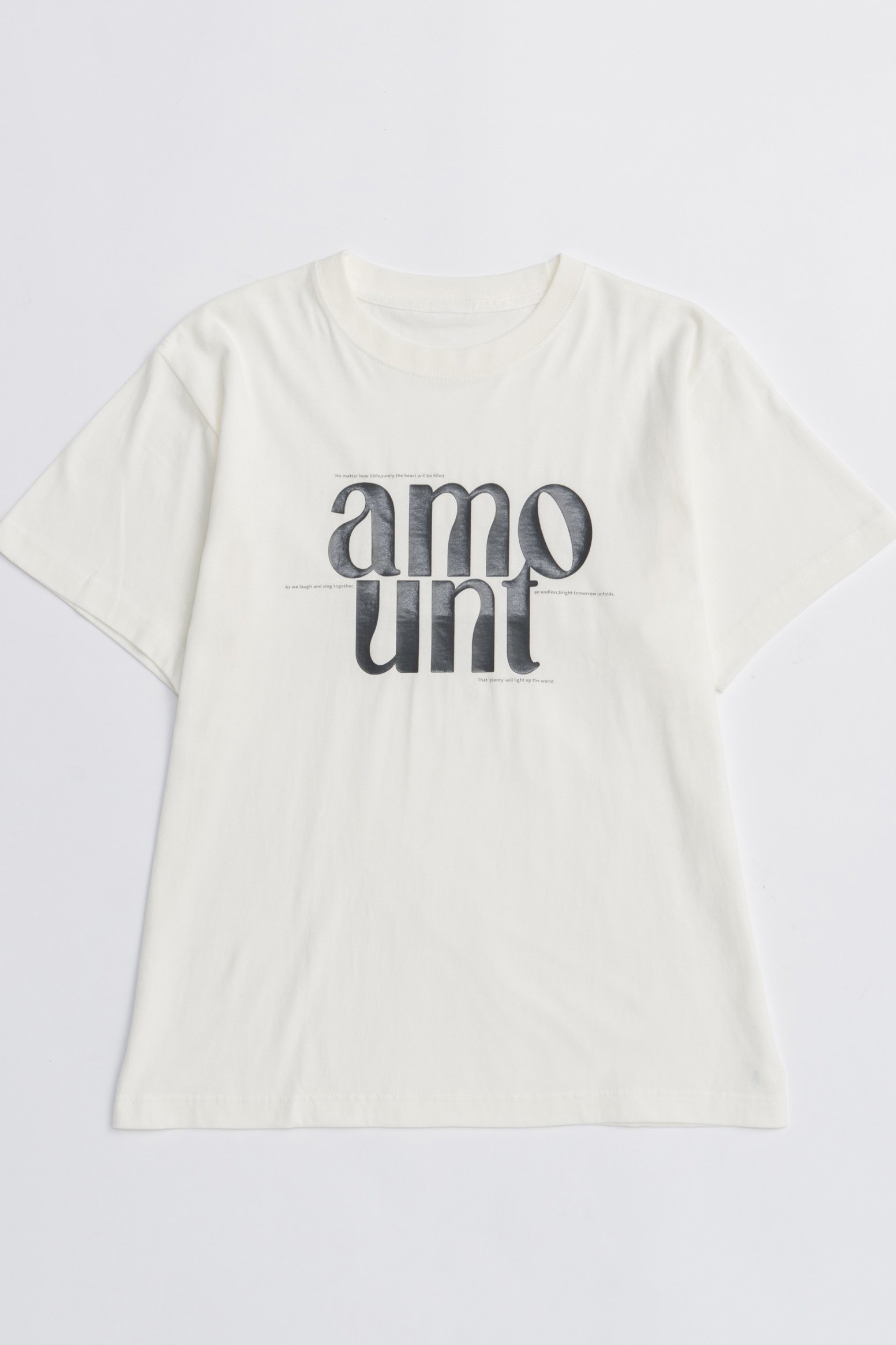 【メゾンスペシャル/MAISON SPECIAL】のamount T-shirt/amount Tシャツ インテリア・キッズ・メンズ・レディースファッション・服の通販 founy(ファニー) 　ファッション　Fashion　レディースファッション　WOMEN　トップス・カットソー　Tops/Tshirt　シャツ/ブラウス　Shirts/Blouses　ロング / Tシャツ　T-Shirts　カットソー　Cut and Sewn　ショート　Short　シンプル　Simple　スリーブ　Sleeve　トレンド　Trend　バランス　Balance　フォルム　Form　プリント　Print　ベーシック　Basic　ラバー　Rubber　夏　Summer　NEW・新作・新着・新入荷　New Arrivals　WHT(ホワイト)|ID: prp329100004544556 ipo3291000000032113138