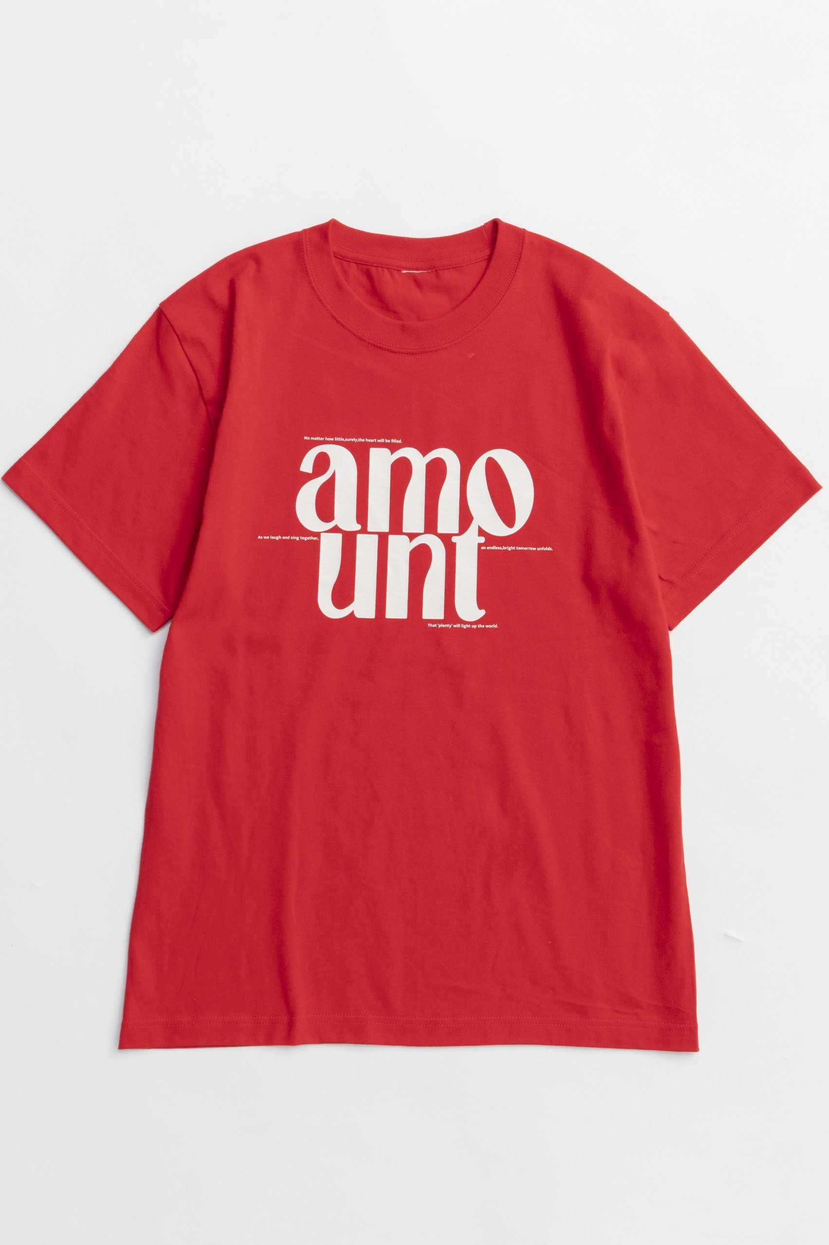 【メゾンスペシャル/MAISON SPECIAL】のamount T-shirt/amount Tシャツ インテリア・キッズ・メンズ・レディースファッション・服の通販 founy(ファニー) 　ファッション　Fashion　レディースファッション　WOMEN　トップス・カットソー　Tops/Tshirt　シャツ/ブラウス　Shirts/Blouses　ロング / Tシャツ　T-Shirts　カットソー　Cut and Sewn　ショート　Short　シンプル　Simple　スリーブ　Sleeve　トレンド　Trend　バランス　Balance　フォルム　Form　プリント　Print　ベーシック　Basic　ラバー　Rubber　夏　Summer　NEW・新作・新着・新入荷　New Arrivals　RED(レッド)|ID: prp329100004544556 ipo3291000000032113140