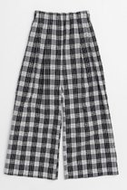 【メゾンスペシャル/MAISON SPECIAL】のMulti Plaid Easy Pants/マルチチェックイージーパンツ 人気、トレンドファッション・服の通販 founy(ファニー) ファッション Fashion レディースファッション WOMEN パンツ Pants インナー Inner チェック Check ラップ Wrap リラックス Relax ワイド Wide 夏 Summer NEW・新作・新着・新入荷 New Arrivals thumbnail BLK(ブラック)|ID: prp329100004544560 ipo3291000000032113173