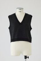 【リムアーク/RIM.ARK】のClassical knit vest/ベスト ブラック|ID: prp329100004546609 ipo3291000000032124690