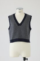 【リムアーク/RIM.ARK】のClassical knit vest/ベスト ネイビー|ID: prp329100004546609 ipo3291000000032124692