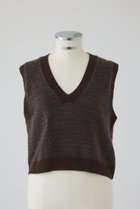 【リムアーク/RIM.ARK】のClassical knit vest/ベスト ブラウン|ID:prp329100004546609