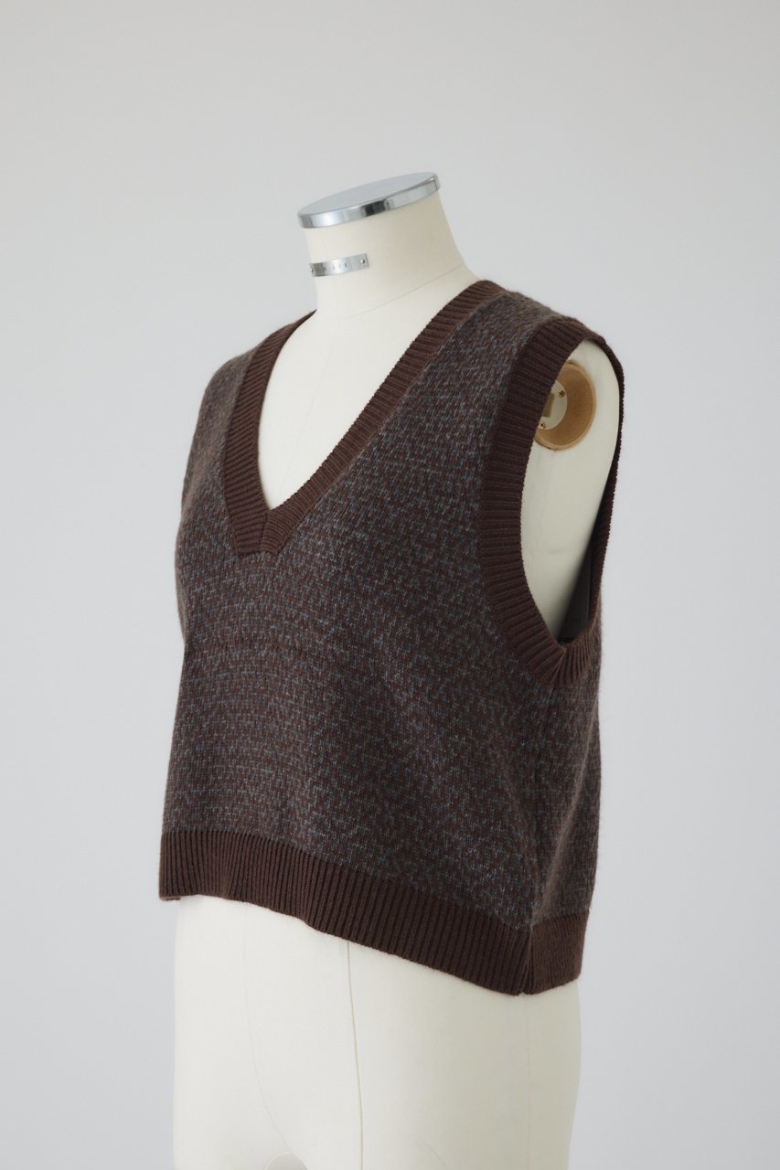 【リムアーク/RIM.ARK】のClassical knit vest/ベスト 人気、トレンドファッション・服の通販 founy(ファニー) 　ファッション　Fashion　レディースファッション　Fashion for Women　トップス・カットソー　Cut & Sew Tops　ニット　Knit Tops & Sweaters　ベスト&ジレ / 重ね着スタイル　Vests & Gilets　カジュアルプルオーバー・ニットトップス　Pullovers & Knit Tops / Casual Pullovers　2025年　2025　2025-2026秋冬・A/W　Autumn/Winter 2025–26 AW25–26　クラシカル　Classical, Vintage-Inspired　コンパクト　Compact, Small Size　ベスト　Vest, Waistcoat　秋　Autumn　A/W・秋冬　Autumn/Winter　other-4|ID: prp329100004546609 ipo3291000000032808904