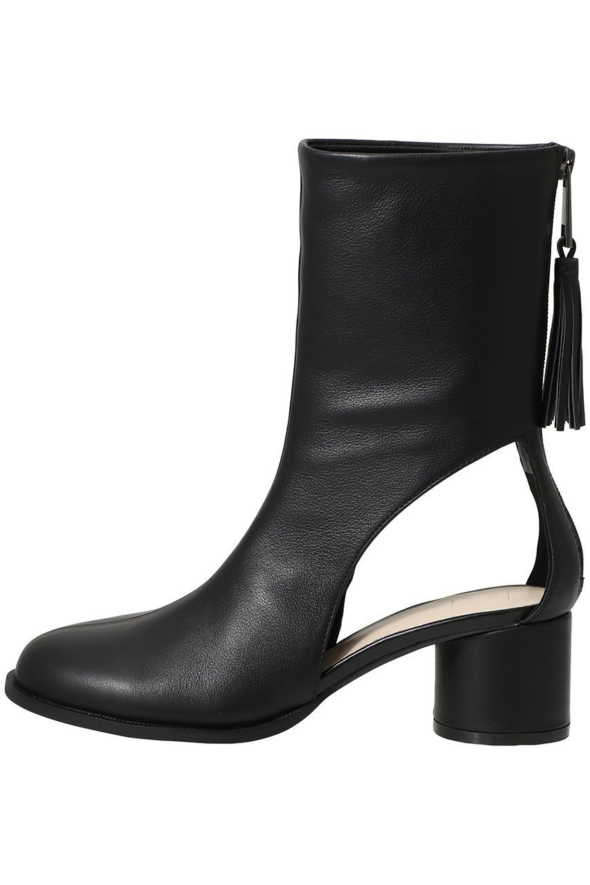 【リムアーク/RIM.ARK】のLeather cutting boots sandal/サンダル インテリア・キッズ・メンズ・レディースファッション・服の通販 founy(ファニー) 　ファッション　Fashion　レディースファッション　Fashion for Women　カッティング　Cutting Detail　サンダル　Sandals, Summer Shoes　シンプル　Simple, Minimal　バランス　Balance, Style Balance　フリンジ　Fringe, Tassel　ブラック|ID: prp329100004546611 ipo3291000000035530991