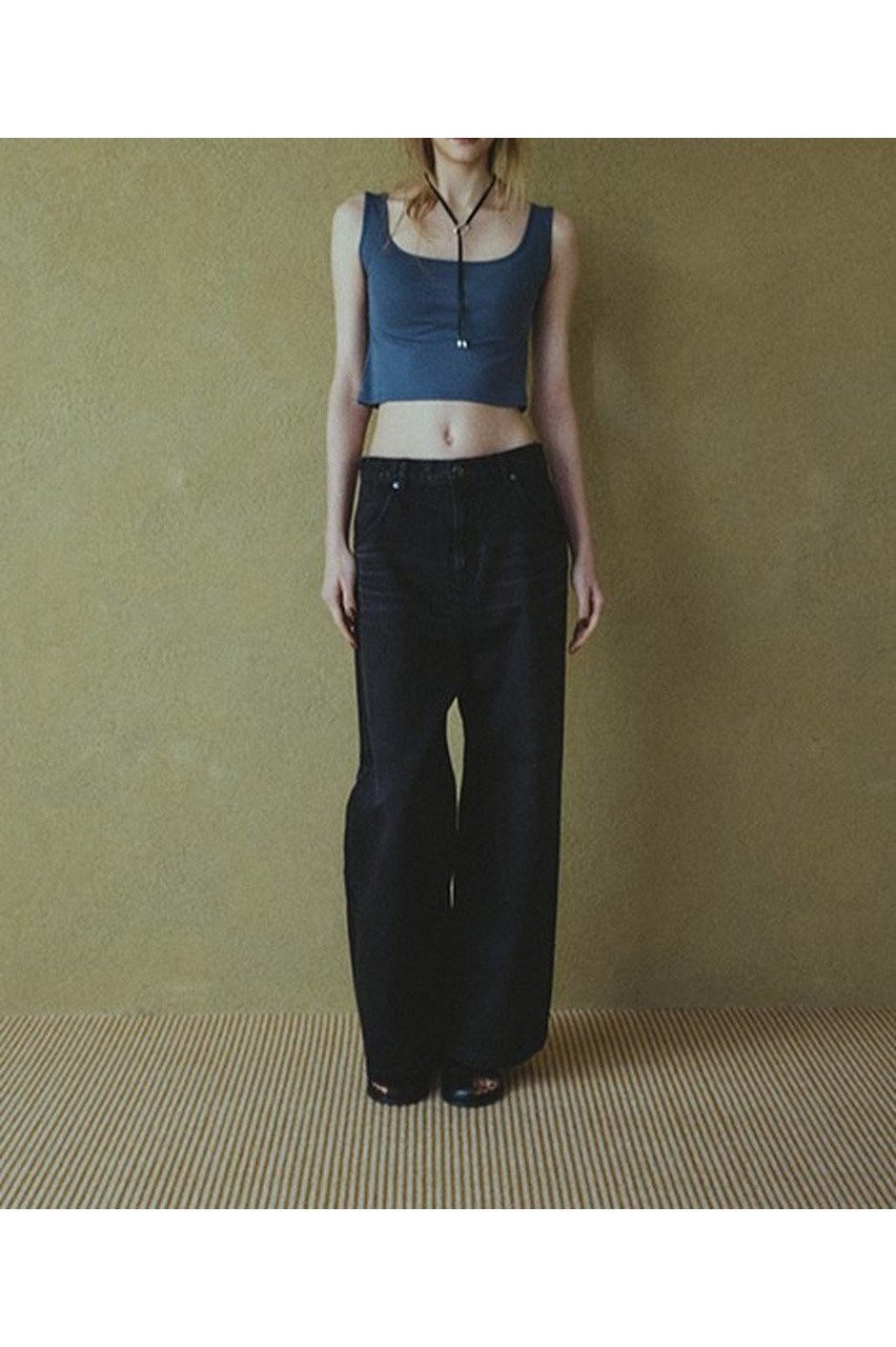 【リムアーク/RIM.ARK】のMiddle straight black denim/デニム 人気、トレンドファッション・服の通販 founy(ファニー) 　ファッション　Fashion　レディースファッション　WOMEN　パンツ　Pants　デニムパンツ　Denim Pants　2025年　2025　デニム　Denim　ワイド　Wide　人気　Popularity　A/W・秋冬　Aw・Autumn/Winter・Fw・Fall-Winter　other-5|ID: prp329100004546612 ipo3291000000032124723