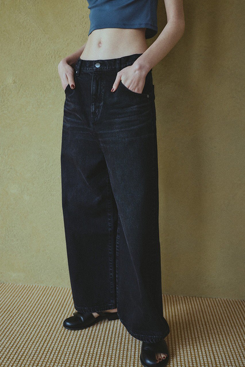 【リムアーク/RIM.ARK】のMiddle straight black denim/デニム 人気、トレンドファッション・服の通販 founy(ファニー) 　ファッション　Fashion　レディースファッション　WOMEN　パンツ　Pants　デニムパンツ　Denim Pants　2025年　2025　デニム　Denim　ワイド　Wide　人気　Popularity　A/W・秋冬　Aw・Autumn/Winter・Fw・Fall-Winter　other-6|ID: prp329100004546612 ipo3291000000032124724