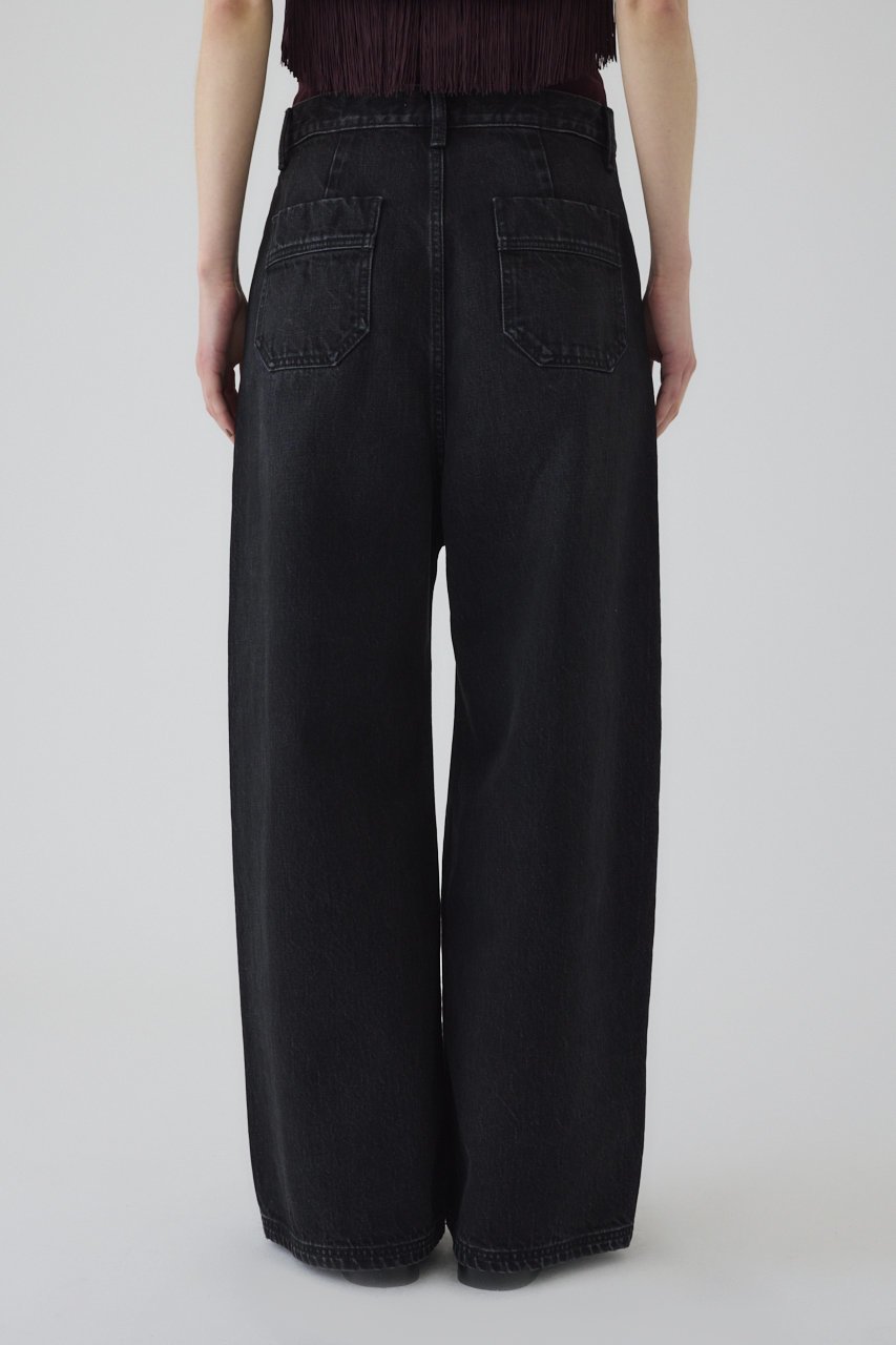 【リムアーク/RIM.ARK】のMiddle straight black denim/デニム 人気、トレンドファッション・服の通販 founy(ファニー) 　ファッション　Fashion　レディースファッション　Fashion for Women　パンツ　Pants & Trousers　デニムパンツ・ジーンズ・美脚デニム　Denim Jeans & Pants　2025年　2025　2025-2026秋冬・A/W　Autumn/Winter 2025–26 AW25–26　デニム　Denim, Jeans Material　ワイド　Wide, Wide Fit　人気　Popular, Best Seller　A/W・秋冬　Autumn/Winter　other-8|ID: prp329100004546612 ipo3291000000032631903