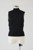 【リムアーク/RIM.ARK】のFringe N/S knit tops/ニット ブラック|ID: prp329100004546614 ipo3291000000032124732