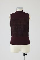 【リムアーク/RIM.ARK】のFringe N/S knit tops/ニット ボルドー|ID: prp329100004546614 ipo3291000000032124734