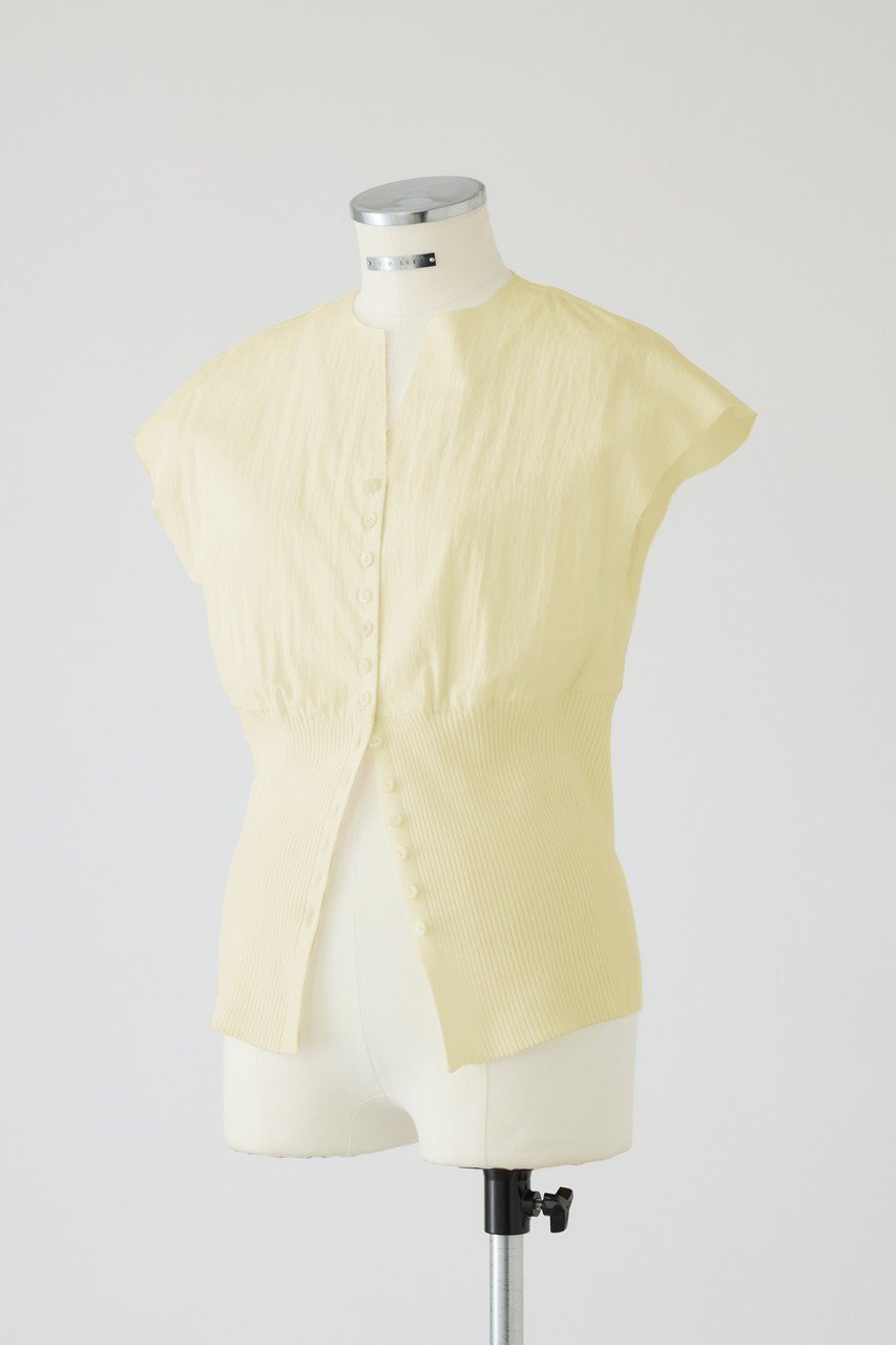 【リムアーク/RIM.ARK】のDocking cut off design tops/トップス 人気、トレンドファッション・服の通販 founy(ファニー) 　ファッション　Fashion　レディースファッション　WOMEN　トップス・カットソー　Tops/Tshirt　シャツ/ブラウス　Shirts/Blouses　ロング / Tシャツ　T-Shirts　カットソー　Cut and Sewn　2025年　2025　ショート　Short　スリーブ　Sleeve　ドッキング　Docking　バランス　Balance　パターン　Pattern　モダン　Modern　A/W・秋冬　Aw・Autumn/Winter・Fw・Fall-Winter　other-2|ID: prp329100004546616 ipo3291000000032124752