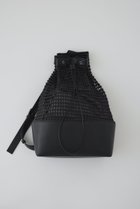【リムアーク/RIM.ARK】のMesh shoulder BAG/バッグ 人気、トレンドファッション・服の通販 founy(ファニー) ファッション Fashion レディースファッション Fashion for Women バッグ Bags シンプル Simple, Minimal デニム Denim, Jeans Material メッシュ Mesh, Net Fabric 巾着 Drawstring Bag, Kinchaku thumbnail ブラック|ID: prp329100004546618 ipo3291000000035531030
