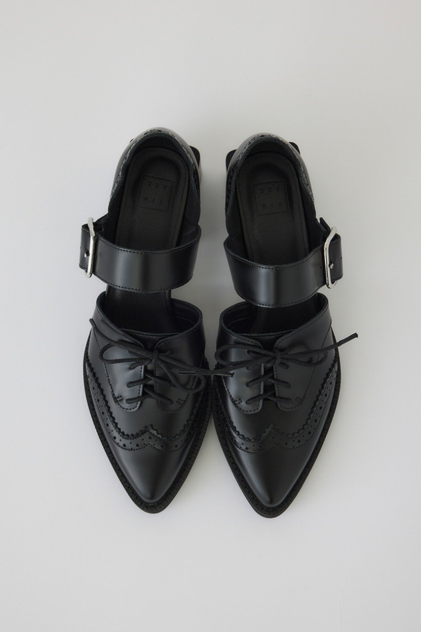 【リムアーク/RIM.ARK】のWing tip Strap shoes/シューズ 人気、トレンドファッション・服の通販 founy(ファニー) 　ファッション　Fashion　レディースファッション　WOMEN　2025年　2025　ウィングチップ　Wing Tip　クラシカル　Classical　シューズ　Shoes　ソックス　Socks　フラット　Flat　A/W・秋冬　Aw・Autumn/Winter・Fw・Fall-Winter　other-2|ID: prp329100004546619 ipo3291000000032124776