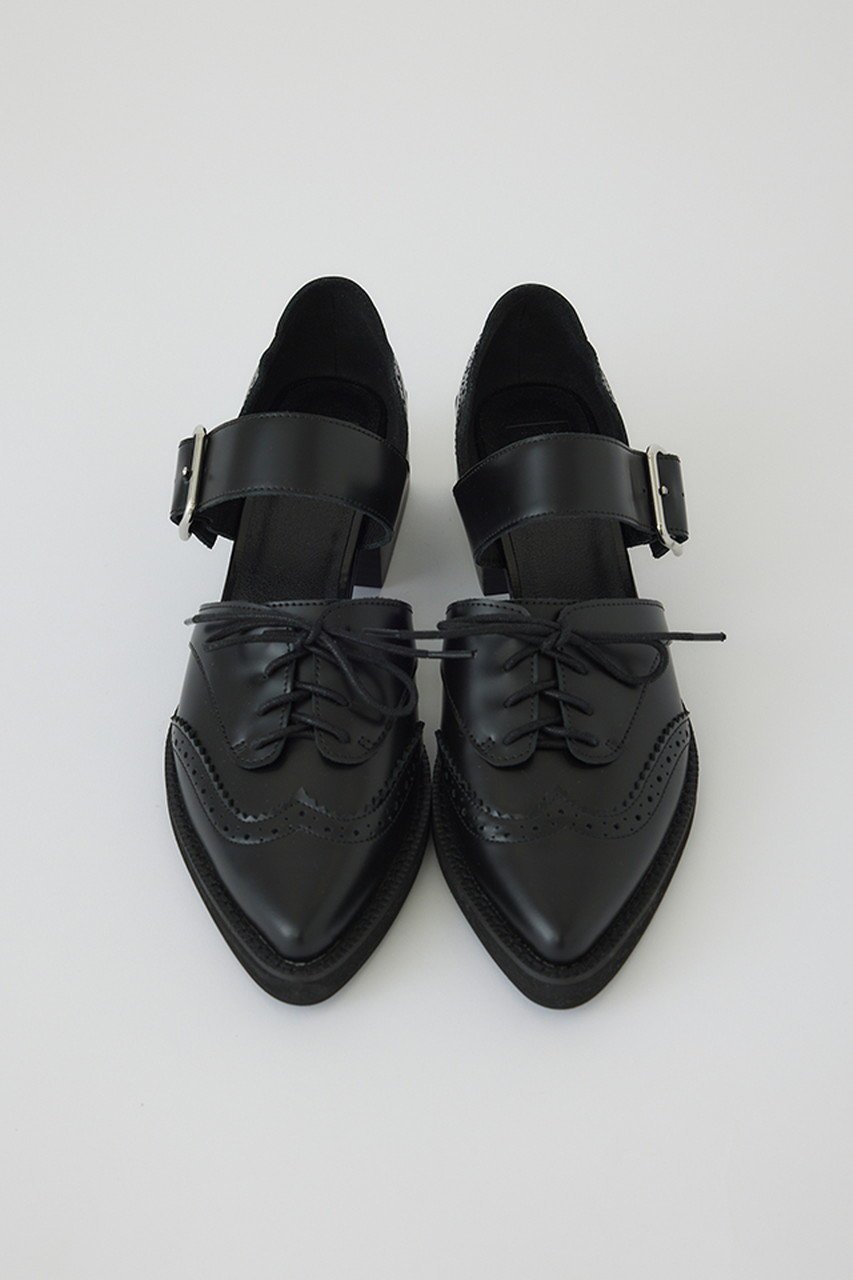 【リムアーク/RIM.ARK】のWing tip Strap shoes/シューズ 人気、トレンドファッション・服の通販 founy(ファニー) 　ファッション　Fashion　レディースファッション　WOMEN　2025年　2025　ウィングチップ　Wing Tip　クラシカル　Classical　シューズ　Shoes　ソックス　Socks　フラット　Flat　A/W・秋冬　Aw・Autumn/Winter・Fw・Fall-Winter　other-3|ID: prp329100004546619 ipo3291000000032124777