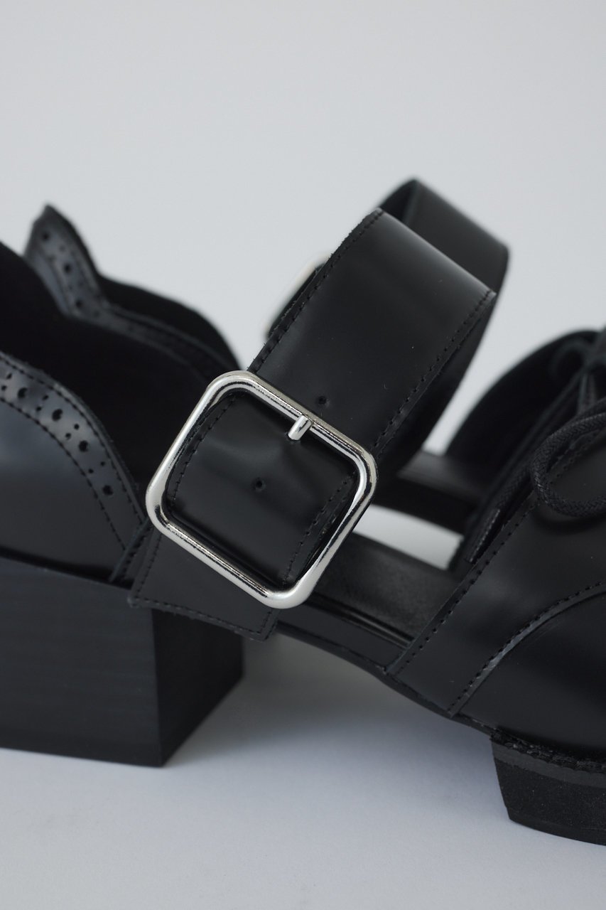 【リムアーク/RIM.ARK】のWing tip Strap shoes/シューズ 人気、トレンドファッション・服の通販 founy(ファニー) 　ファッション　Fashion　レディースファッション　Fashion for Women　ウィングチップ　Wingtip Shoes　クラシカル　Classical, Vintage-Inspired　シューズ　Shoes, Footwear　ソックス　Socks, Hosiery　フラット　Flat, Flat Shoes　other-6|ID: prp329100004546619 ipo3291000000036640285