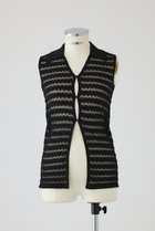 【リムアーク/RIM.ARK】のCrochet collar knit tops/ニット ブラック|ID: prp329100004546620 ipo3291000000032124784