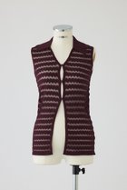 【リムアーク/RIM.ARK】のCrochet collar knit tops/ニット ボルドー|ID: prp329100004546620 ipo3291000000032124787