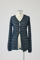 【リムアーク/RIM.ARK】のCrochet open knit C/D/ニットカーディガン ブルー|ID: prp329100004546621 ipo3291000000032124794