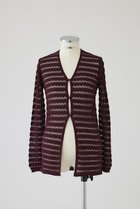 【リムアーク/RIM.ARK】のCrochet open knit C/D/ニットカーディガン ボルドー|ID: prp329100004546621 ipo3291000000032124795