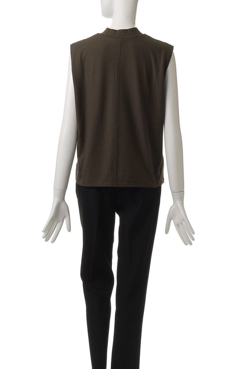【ハー/HER.】のハイネックノースリーブプルオーバー 人気、トレンドファッション・服の通販 founy(ファニー) 　ファッション　Fashion　レディースファッション　Fashion for Women　トップス・カットソー　Cut & Sew Tops　キャミソール&ノースリーブ　Camisoles & Sleeveless Tops　シャツ・ブラウス・オフィスカジュアル　Elegant Blouses & Button-Ups　ロングTシャツ・Tシャツ　Longline T-Shirts & Tees　カジュアルプルオーバー・ニットトップス　Pullovers & Knit Tops / Casual Pullovers　カットソー・ベーシックTシャツ　Cut-and-Sewn Tops / Stretch Tees & Basics　カットソー　Cut and Sewn Top　キャミソール　Camisole, Spaghetti Strap Top　シンプル　Simple, Minimal　タンク　Tank Top, Sleeveless Top　ハイネック　High Neck, Mock Neck　ボックス　Boxy, Box Shape　ボトム　Bottoms, Lower Wear　再入荷　Restock / Back in Stock　夏　Summer　other-4|ID: prp329100004546624 ipo3291000000032648502