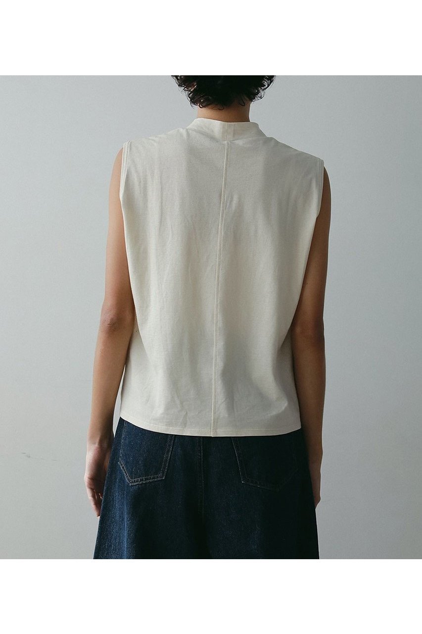 【ハー/HER.】のハイネックノースリーブプルオーバー 人気、トレンドファッション・服の通販 founy(ファニー) 　ファッション　Fashion　レディースファッション　Fashion for Women　トップス・カットソー　Cut & Sew Tops　キャミソール&ノースリーブ　Camisoles & Sleeveless Tops　シャツ・ブラウス・オフィスカジュアル　Elegant Blouses & Button-Ups　ロングTシャツ・Tシャツ　Longline T-Shirts & Tees　カジュアルプルオーバー・ニットトップス　Pullovers & Knit Tops / Casual Pullovers　カットソー・ベーシックTシャツ　Cut-and-Sewn Tops / Stretch Tees & Basics　カットソー　Cut and Sewn Top　キャミソール　Camisole, Spaghetti Strap Top　シンプル　Simple, Minimal　タンク　Tank Top, Sleeveless Top　ハイネック　High Neck, Mock Neck　ボックス　Boxy, Box Shape　ボトム　Bottoms, Lower Wear　再入荷　Restock / Back in Stock　夏　Summer　other-8|ID: prp329100004546624 ipo3291000000032648506