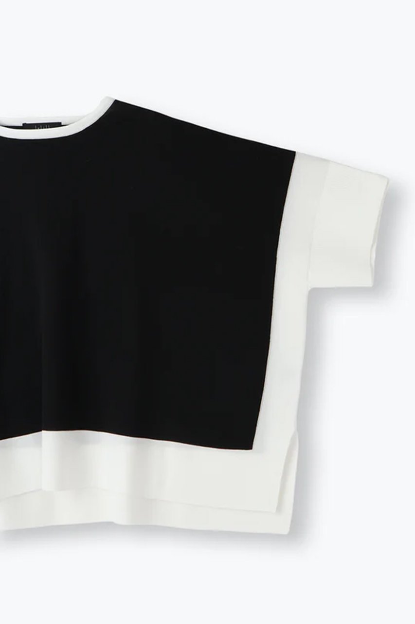 【レリル/lelill】のハイテクバイカラーケープ 人気、トレンドファッション・服の通販 founy(ファニー) 　ファッション　Fashion　レディースファッション　WOMEN　トップス・カットソー　Tops/Tshirt　シャツ/ブラウス　Shirts/Blouses　ロング / Tシャツ　T-Shirts　カットソー　Cut and Sewn　ショート　Short　スリーブ　Sleeve　ワイド　Wide　夏　Summer　NEW・新作・新着・新入荷　New Arrivals　軽量　Lightweight　other-4|ID: prp329100004547661 ipo3291000000032137450