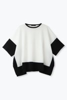 【レリル/lelill】のハイテクバイカラーケープ 人気、トレンドファッション・服の通販 founy(ファニー) ファッション Fashion レディースファッション Fashion for Women トップス・カットソー Cut & Sew Tops シャツ・ブラウス・オフィスカジュアル Elegant Blouses & Button-Ups ロングTシャツ・Tシャツ Longline T-Shirts & Tees カットソー・ベーシックTシャツ Cut-and-Sewn Tops / Stretch Tees & Basics ショート Short, Short Length スリーブ Sleeve, Long Sleeve / Short Sleeve ワイド Wide, Wide Fit 夏 Summer 軽量 Lightweight, Ultra Light |ID:prp329100004547661