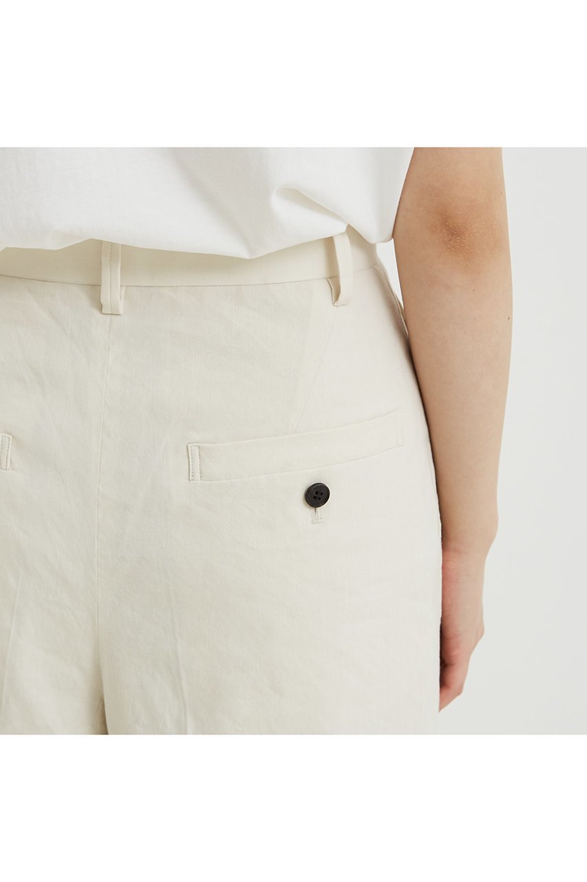 【デザイン ワークス/DESIGN WORKS】のリネンヴィスコースハイウエストハーフパンツ 人気、トレンドファッション・服の通販 founy(ファニー) 　ファッション　Fashion　レディースファッション　WOMEN　パンツ　Pants　ハーフ / ショートパンツ　Short Pants　サマー　Summer　ショート　Short　ストレッチ　Stretch　ハーフ　Half　フロント　Front　リネン　Linen　エレガント 上品　Elegant　NEW・新作・新着・新入荷　New Arrivals　other-3|ID: prp329100004547664 ipo3291000000032137471