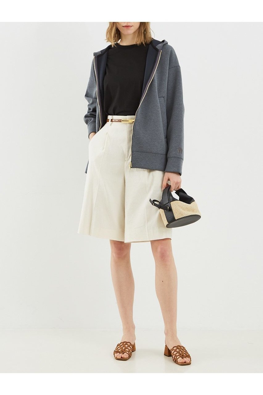【デザイン ワークス/DESIGN WORKS】のリネンヴィスコースハイウエストハーフパンツ 人気、トレンドファッション・服の通販 founy(ファニー) 　ファッション　Fashion　レディースファッション　WOMEN　パンツ　Pants　ハーフ / ショートパンツ　Short Pants　サマー　Summer　ショート　Short　ストレッチ　Stretch　ハーフ　Half　フロント　Front　リネン　Linen　エレガント 上品　Elegant　NEW・新作・新着・新入荷　New Arrivals　other-8|ID: prp329100004547664 ipo3291000000032137476