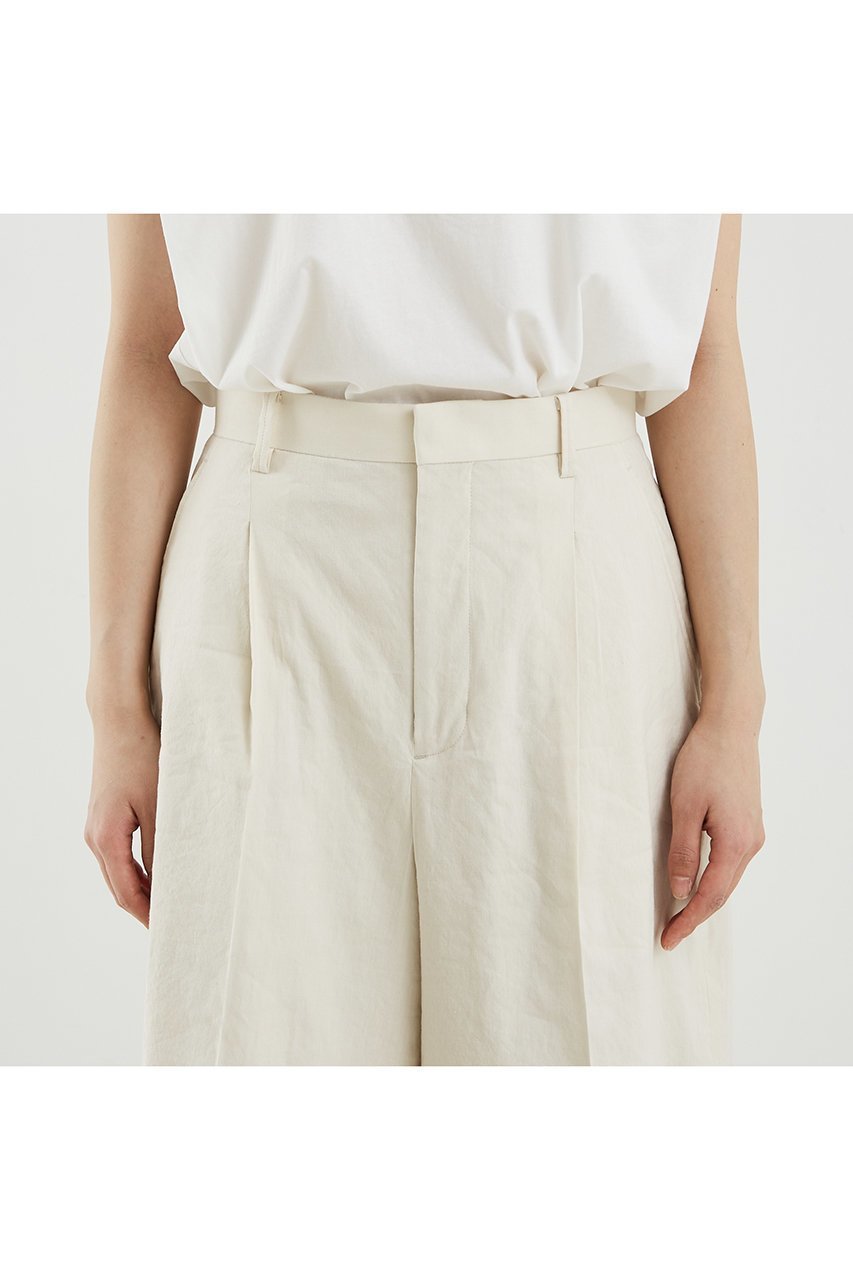 【デザイン ワークス/DESIGN WORKS】のリネンヴィスコースハイウエストハーフパンツ 人気、トレンドファッション・服の通販 founy(ファニー) 　ファッション　Fashion　レディースファッション　Fashion for Women　パンツ　Pants & Trousers　ショートパンツ・ハーフパンツ　High-Waisted & Relaxed Shorts　サマー　Summer, Summer Style　ショート　Short, Short Length　ストレッチ　Stretch, Stretchy Fabric　ハーフ　Half, Half-Length　フロント　Front, Front Design　リネン　Linen, Linen Fabric　エレガント 上品　Elegant　other-4|ID: prp329100004547664 ipo3291000000035629291