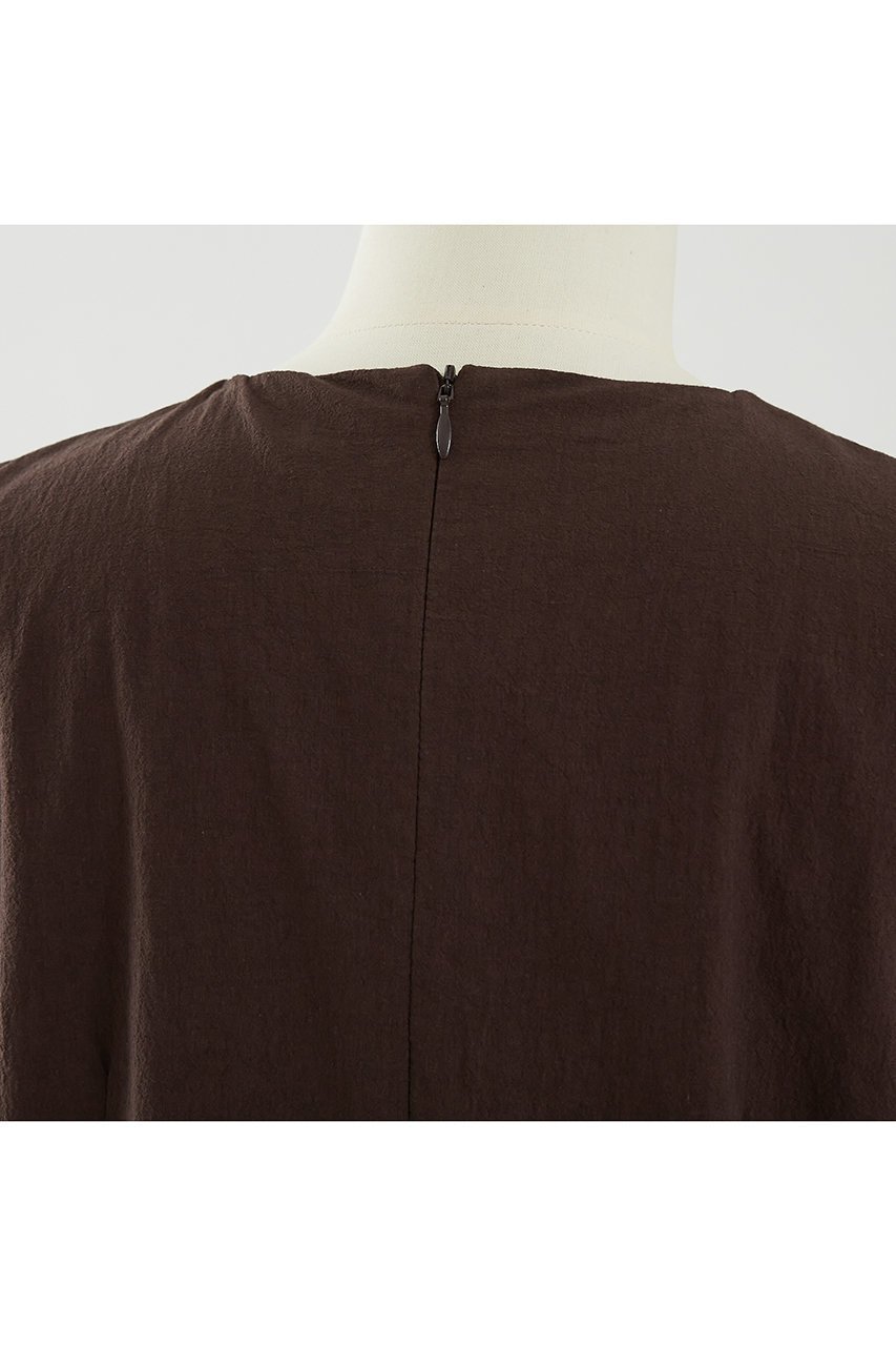【デザイン ワークス/DESIGN WORKS】のコットンサブレVネックノースリーブワンピース 人気、トレンドファッション・服の通販 founy(ファニー) 　ファッション　Fashion　レディースファッション　WOMEN　ワンピース　Dress　チュニック　Tunic　サンダル　Sandals　シューズ　Shoes　チュニック　Tunic　フラット　Flat　リボン　Ribbon　レース　Race　ロング　Long　夏　Summer　NEW・新作・新着・新入荷　New Arrivals　other-4|ID: prp329100004547666 ipo3291000000032137491