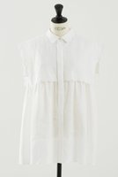 【デザイン ワークス/DESIGN WORKS】のリネンスカラップノースリーブシャツ 人気、トレンドファッション・服の通販 founy(ファニー) ファッション Fashion レディースファッション WOMEN トップス・カットソー Tops/Tshirt キャミソール / ノースリーブ No Sleeves シャツ/ブラウス Shirts/Blouses おすすめ Recommend ギャザー Gather シアー Sheer シンプル Simple スカラップ Scalloped ノースリーブ No Sleeve ボトム Bottom ヨーク Yoke リネン Linen NEW・新作・新着・新入荷 New Arrivals |ID:prp329100004547667