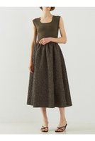 【デザイン ワークス/DESIGN WORKS】のフクレジャガードニットコンビワンピース 人気、トレンドファッション・服の通販 founy(ファニー) ファッション Fashion レディースファッション WOMEN ワンピース Dress チュニック Tunic おすすめ Recommend オケージョン Occasion チュニック Tunic フィット Fit リブニット Rib Knit ロング Long NEW・新作・新着・新入荷 New Arrivals |ID:prp329100004547669