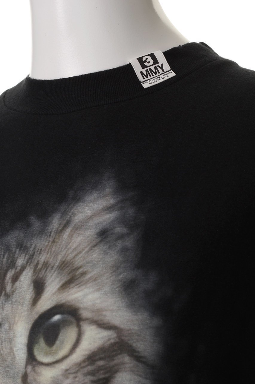 【メゾン ミハラヤスヒロ/Maison MIHARA YASUHIRO】のCAT プリントTシャツ 人気、トレンドファッション・服の通販 founy(ファニー) 　ファッション　Fashion　レディースファッション　WOMEN　トップス・カットソー　Tops/Tshirt　シャツ/ブラウス　Shirts/Blouses　ロング / Tシャツ　T-Shirts　カットソー　Cut and Sewn　ショート　Short　スリーブ　Sleeve　バランス　Balance　プリント　Print　NEW・新作・新着・新入荷　New Arrivals　other-5|ID: prp329100004547673 ipo3291000000032137541