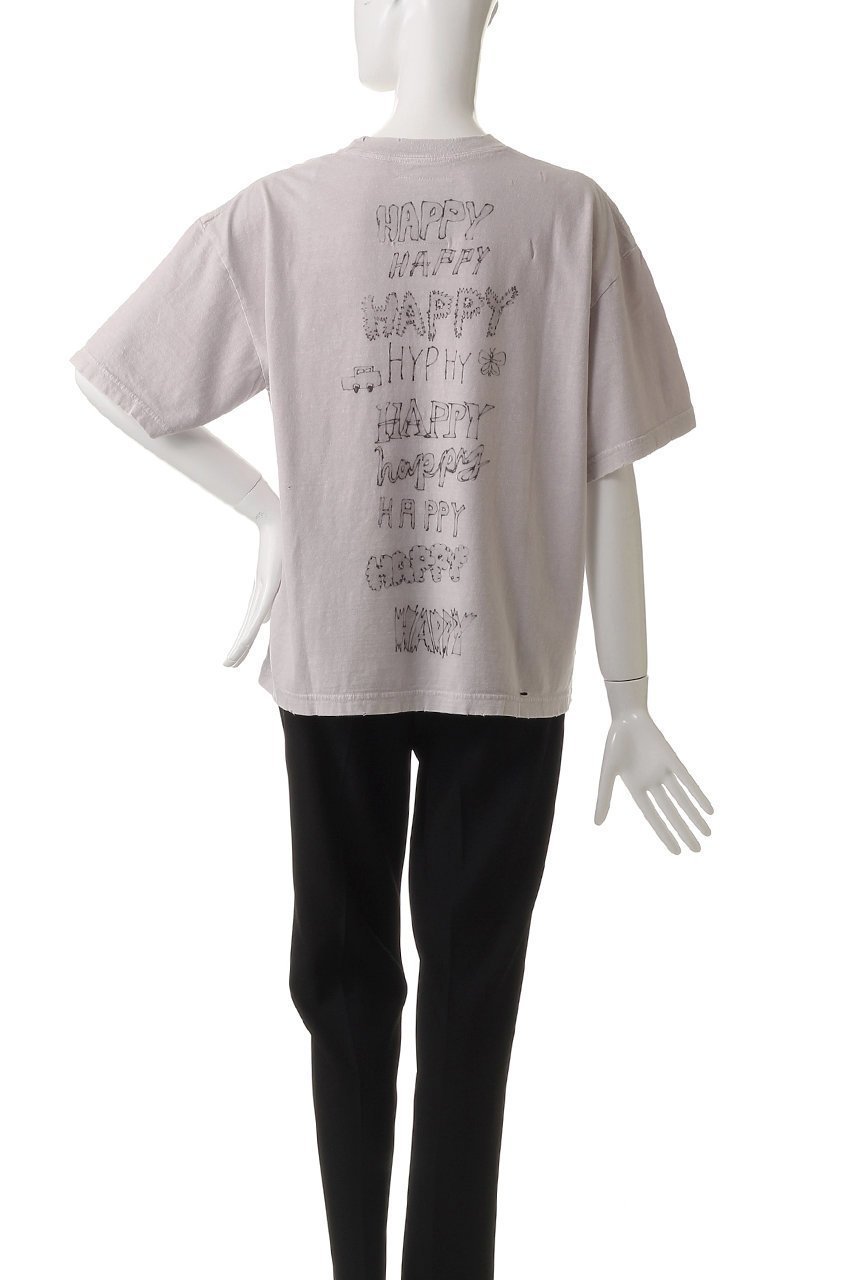 【メゾン ミハラヤスヒロ/Maison MIHARA YASUHIRO】のBLEACHED Tシャツ 人気、トレンドファッション・服の通販 founy(ファニー) 　ファッション　Fashion　レディースファッション　WOMEN　トップス・カットソー　Tops/Tshirt　シャツ/ブラウス　Shirts/Blouses　ロング / Tシャツ　T-Shirts　カットソー　Cut and Sewn　ショート　Short　スリーブ　Sleeve　ブリーチ　Bleach　モチーフ　Motif　NEW・新作・新着・新入荷　New Arrivals　other-4|ID: prp329100004547674 ipo3291000000032137548