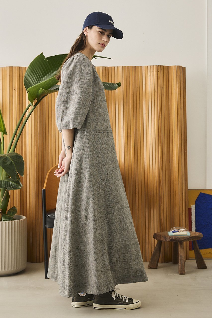 【オブラダ/Oblada】のクラシックドレス チェック 人気、トレンドファッション・服の通販 founy(ファニー) 　ファッション　Fashion　レディースファッション　WOMEN　ワンピース　Dress　ドレス　Party Dresses　チュニック　Tunic　クラシック　Classic　チェック　Check　チュニック　Tunic　ドレス　Dress　ロング　Long　NEW・新作・新着・新入荷　New Arrivals　other-6|ID: prp329100004547675 ipo3291000000032137559