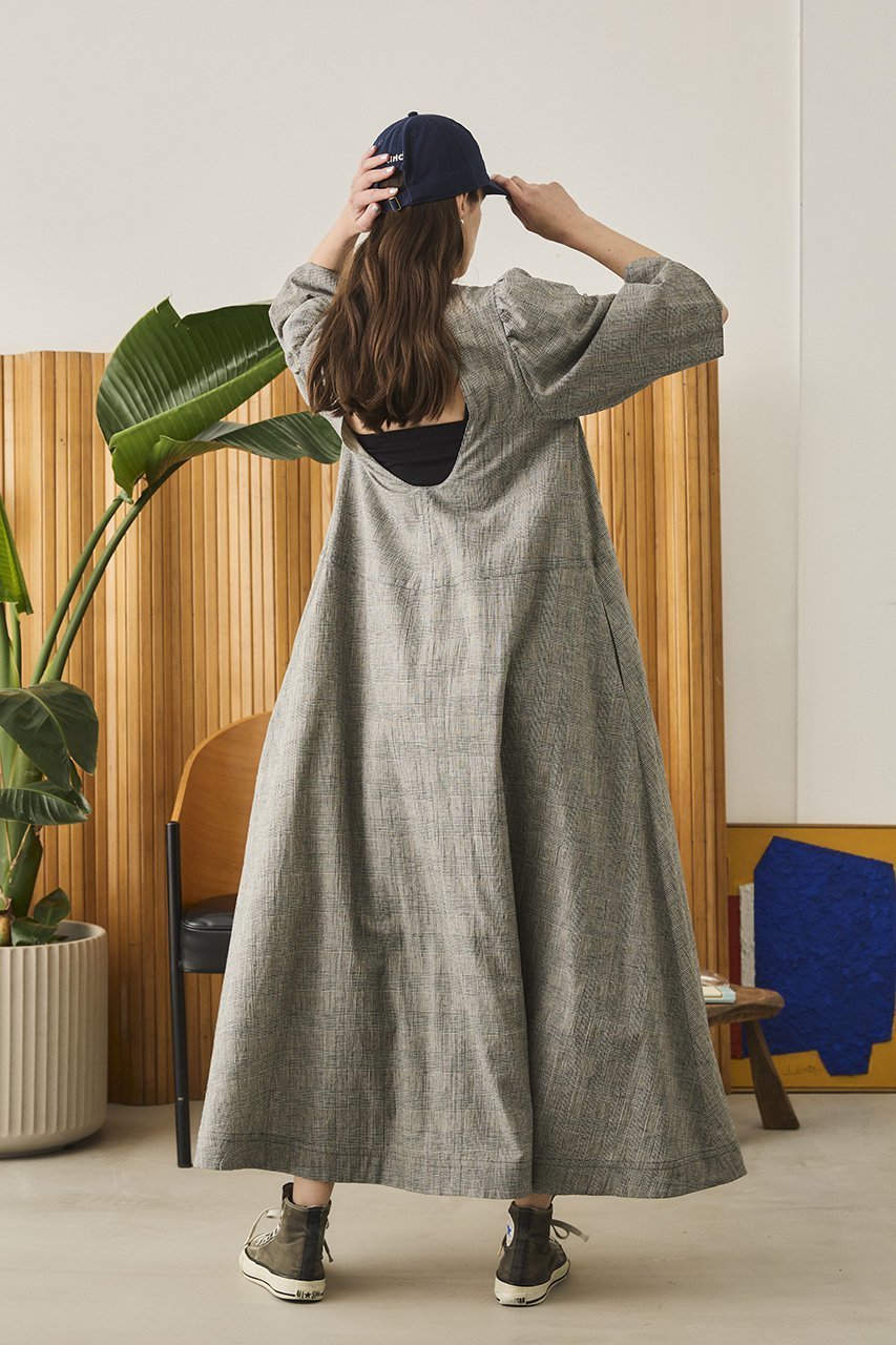 【オブラダ/Oblada】のクラシックドレス チェック 人気、トレンドファッション・服の通販 founy(ファニー) 　ファッション　Fashion　レディースファッション　WOMEN　ワンピース　Dress　ドレス　Party Dresses　チュニック　Tunic　クラシック　Classic　チェック　Check　チュニック　Tunic　ドレス　Dress　ロング　Long　NEW・新作・新着・新入荷　New Arrivals　other-7|ID: prp329100004547675 ipo3291000000032137560