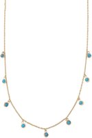 【デイジー ロンドン/DAISY LONDON】のTurquoise Charm ネックレス 人気、トレンドファッション・服の通販 founy(ファニー) ファッション Fashion レディースファッション Fashion for Women ジュエリー Jewelry ネックレス Necklaces & Pendants ターコイズ Turquoise, Blue-Green チェーン Chain, Chain Strap ネックレス Necklace, Pendant Necklace リュクス Luxury, Elegant, High-End, Chic |ID:prp329100004547681