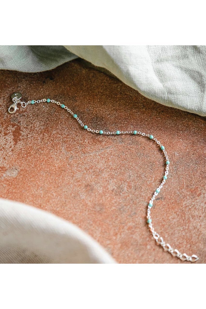 【デイジー ロンドン/DAISY LONDON】のTreasures Turquoise Beaded ブレスレット 人気、トレンドファッション・服の通販 founy(ファニー) 　ファッション　Fashion　レディースファッション　WOMEN　ジュエリー　Jewelry　ブレスレット　Bracelets　バングル　Bangles　おすすめ　Recommend　ターコイズ　Turquoise　チェーン　Chain　ブレスレット　Bracelet　リゾート　Resort　NEW・新作・新着・新入荷　New Arrivals　other-7|ID: prp329100004547682 ipo3291000000032164522