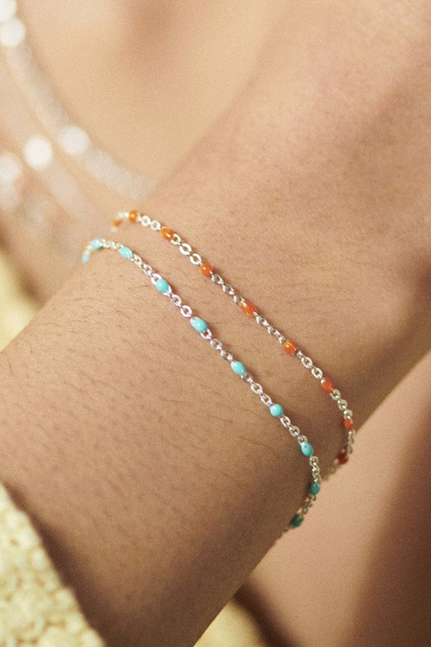 【デイジー ロンドン/DAISY LONDON】のTreasures Turquoise Beaded ブレスレット 人気、トレンドファッション・服の通販 founy(ファニー) 　ファッション　Fashion　レディースファッション　Fashion for Women　ジュエリー　Jewelry　チェーン＆カフブレスレット　Cuff & Chain Bracelets　バングル・カフブレスレット　Bangles & Cuff Bracelets　おすすめ　Recommended / Our Picks　ターコイズ　Turquoise, Blue-Green　チェーン　Chain, Chain Strap　ブレスレット　Bracelet, Wristband　リゾート　Resort, Vacation Style　other-2|ID: prp329100004547682 ipo3291000000035789665
