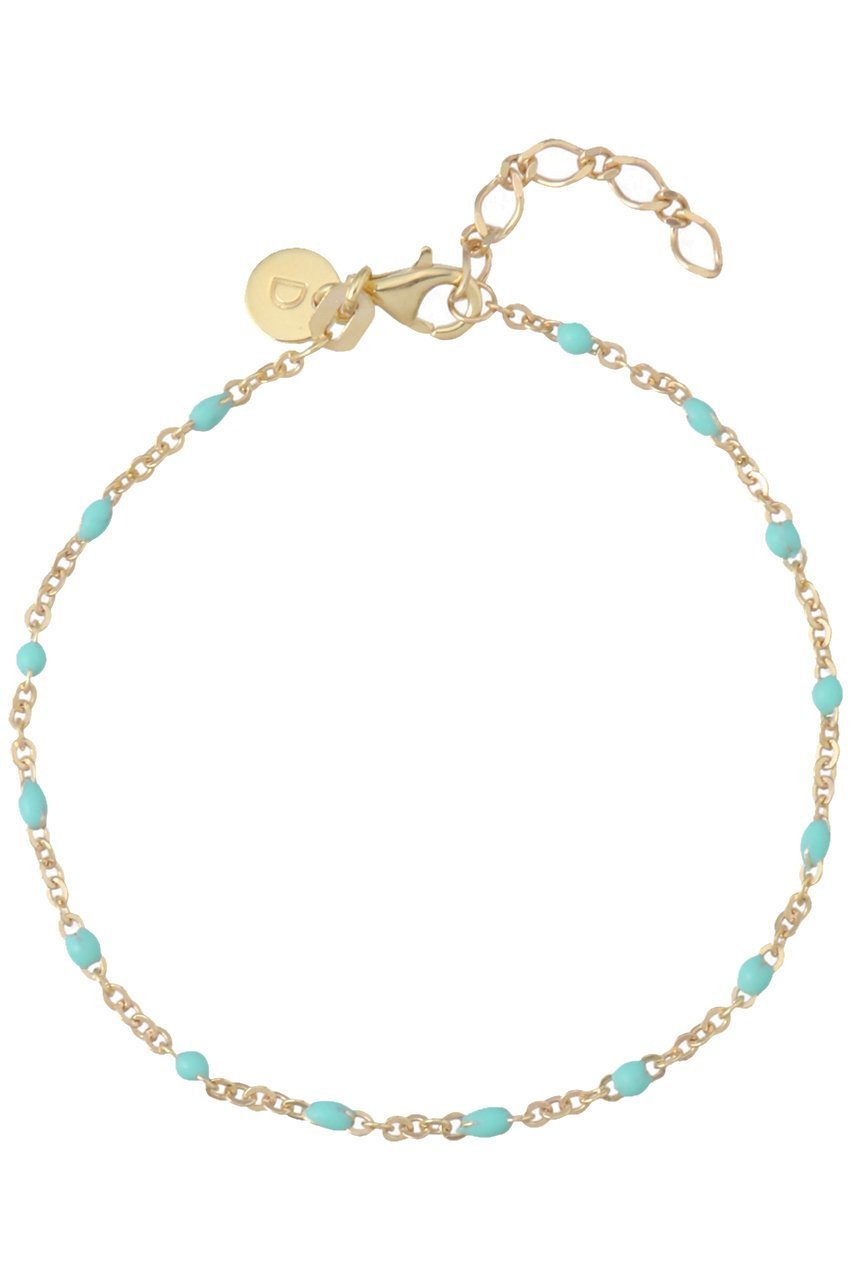【デイジー ロンドン/DAISY LONDON】のTreasures Turquoise Beaded ブレスレット インテリア・キッズ・メンズ・レディースファッション・服の通販 founy(ファニー) 　ファッション　Fashion　レディースファッション　WOMEN　ジュエリー　Jewelry　ブレスレット　Bracelets　バングル　Bangles　おすすめ　Recommend　シンプル　Simple　チェーン　Chain　ブレスレット　Bracelet　ボックス　Box　ポーチ　Pouch　リゾート　Resort　夏　Summer　NEW・新作・新着・新入荷　New Arrivals　ゴールド|ID: prp329100004547683 ipo3291000000032137611