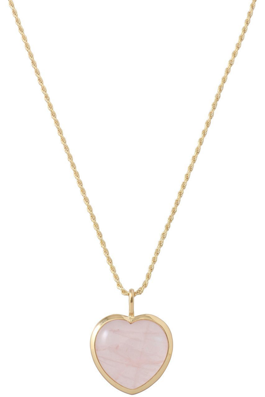 【デイジー ロンドン/DAISY LONDON】のBeloved Rose Quartz Heart ペンダント インテリア・キッズ・メンズ・レディースファッション・服の通販 founy(ファニー) 　ファッション　Fashion　レディースファッション　Fashion for Women　ジュエリー　Jewelry　チャーム　Charm, Pendant　ゴールド|ID: prp329100004547687 ipo3291000000035557224
