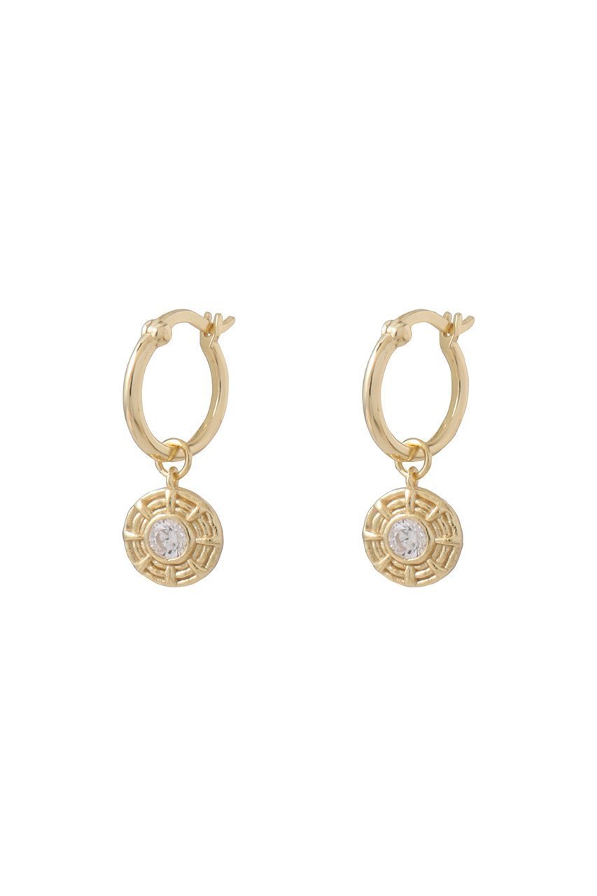 【デイジー ロンドン/DAISY LONDON】のApollo Sparkle Drop ピアス インテリア・キッズ・メンズ・レディースファッション・服の通販 founy(ファニー) 　ファッション　Fashion　レディースファッション　WOMEN　ジュエリー　Jewelry　リング　Rings　イヤリング　Earrings　イヤリング　Earrings　コレクション　Collection　シンプル　Simple　テクスチャー　Texture　ドロップ　Drop　パーティ　Party　モチーフ　Motif　NEW・新作・新着・新入荷　New Arrivals　ゴールド|ID: prp329100004547693 ipo3291000000032137656