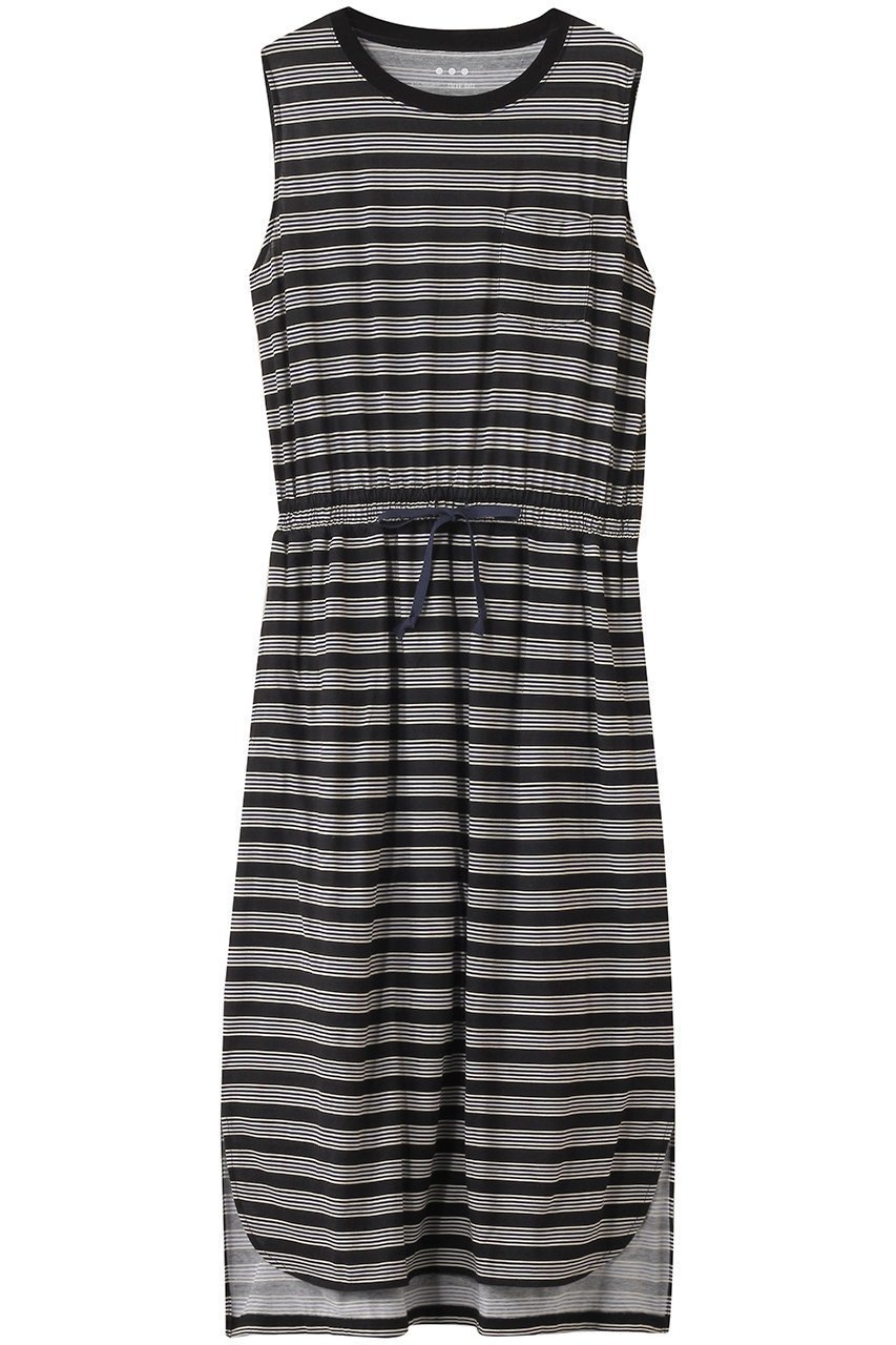 【スリー ドッツ/three dots】のハンプトン tee ドレス インテリア・キッズ・メンズ・レディースファッション・服の通販 founy(ファニー) 　ファッション　Fashion　レディースファッション　Fashion for Women　ワンピース　Dresses　フォーマル・パーティードレス・結婚式用ドレス　Elegant & Casual Dresses　チュニック　Tunic Tops & Dresses　サマー　Summer, Summer Style　スリット　Slit, Slit Detail　チュニック　Tunic, Long Top　ドレス　Dress, One-Piece　ノースリーブ　Sleeveless, No-Sleeve　リボン　Ribbon, Bow　定番　Standard, Basic Item　ブラックマルチ|ID: prp329100004547706 ipo3291000000035062219