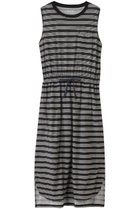 【スリー ドッツ/three dots】のハンプトン tee ドレス ブラックマルチ|ID: prp329100004547706 ipo3291000000036140449