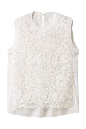 【アナイ/ANAYI】 ケミカルレースフレアブラウス人気、トレンドファッション・服の通販 founy(ファニー) ファッション Fashion レディースファッション Fashion for Women トップス・カットソー Cut & Sew Tops キャミソール&ノースリーブ Camisoles & Sleeveless Tops シャツ・ブラウス・オフィスカジュアル Elegant Blouses & Button-Ups エレガント 上品 Elegant ギャザー Gathered, Ruffled ノースリーブ Sleeveless, No-Sleeve フェミニン Feminine, Girly フラワー Flower, Floral フレア Flare, Flared レース Lace, Lace Fabric |ID:prp329100004547709