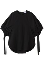 【エッセン ロートレアモン/ESSEN LAUTREAMONT】のバンピーコットンハーフスリーブブラウス 人気、トレンドファッション・服の通販 founy(ファニー) ファッション Fashion レディースファッション WOMEN トップス・カットソー Tops/Tshirt シャツ/ブラウス Shirts/Blouses ショート Short スリーブ Sleeve フェミニン Feminine リボン Ribbon NEW・新作・新着・新入荷 New Arrivals thumbnail ブラック|ID: prp329100004547714 ipo3291000000032137788