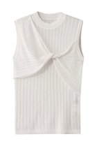 【アルアバイル/allureville】の【Loulou Willoughby】シシュウツイストリブプルオーバー オフホワイト|ID:prp329100004547716