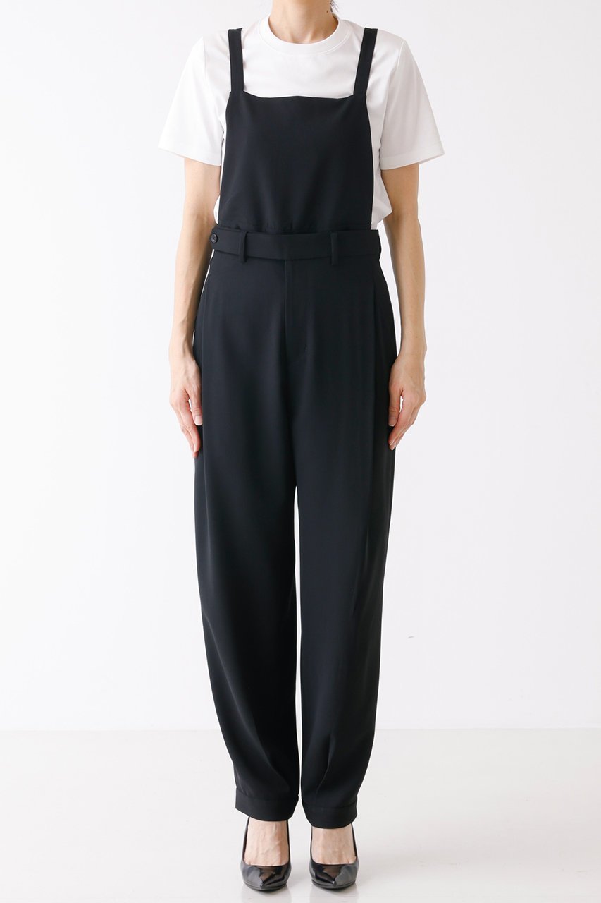 【デザイン ワークス/DESIGN WORKS】の2WAYサロペット インテリア・キッズ・メンズ・レディースファッション・服の通販 founy(ファニー) 　ファッション　Fashion　レディースファッション　Fashion for Women　パンツ　Pants & Trousers　サロペット　Overalls, Salopette　ベーシック　Basic, Essential　ボトム　Bottoms, Lower Wear　ブラック|ID: prp329100004547721 ipo3291000000034957583