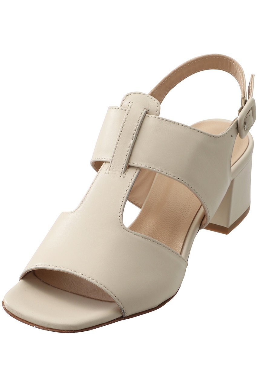 【ルカグロッシ/LucaGrossi】のチャンキーヒールサンダル インテリア・キッズ・メンズ・レディースファッション・服の通販 founy(ファニー) 　ファッション　Fashion　レディースファッション　Fashion for Women　カッティング　Cutting Detail　サンダル　Sandals, Summer Shoes　シンプル　Simple, Minimal　ストラップサンダル　Strappy Sandals, Strap Sandals　アイボリー|ID: prp329100004547749 ipo3291000000035058820